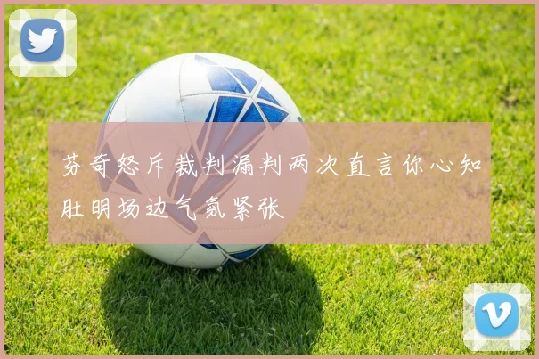芬奇怒斥裁判漏判两次直言你心知肚明场边气氛紧张
